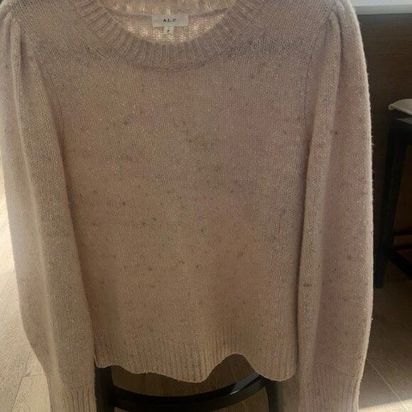 A.L.C. Kari Sweater in Cream/Blush - Size Medium - Picture 5 of 12